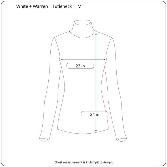 White + Warren Womens Turtleneck Sweater M Soft Cozy Knit Casual or Workwear - Picture 3 of 9